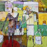 Gone Where 48x60